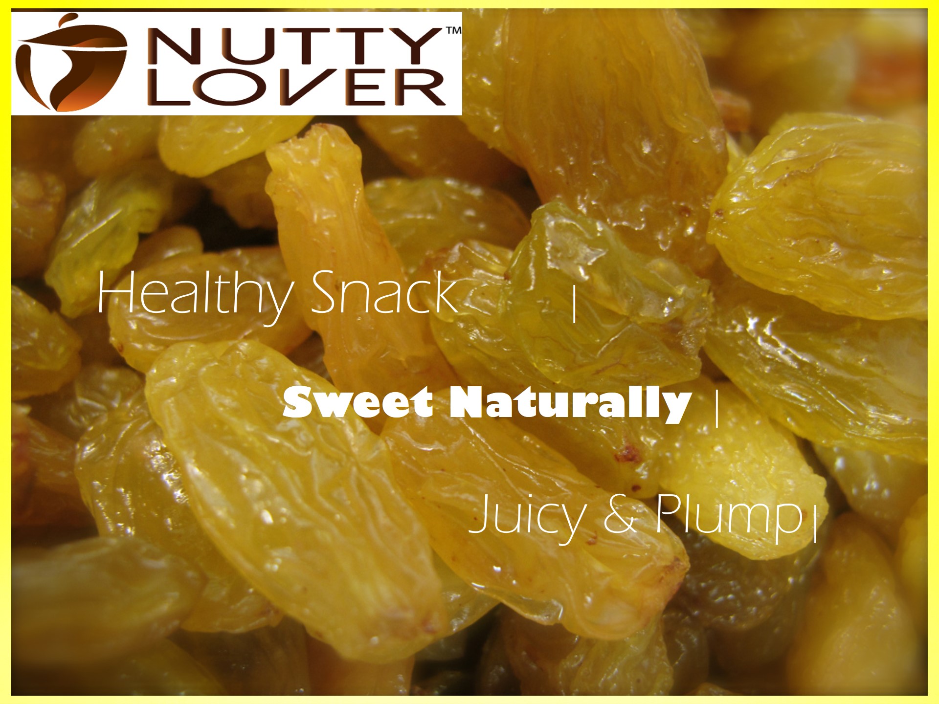 1KG Jumbo Golden Raisin USA (2 x 500gram) Nutty Lover